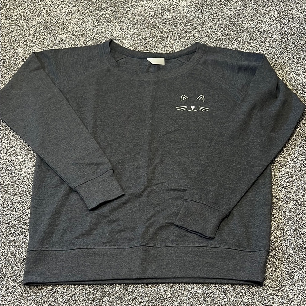 Cat Face Top - NWOT